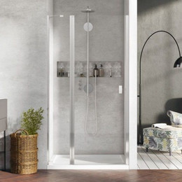 Душевая дверь Radaway Nes 8 DWJ II 100 см 10083100-01-01L (стекло 8 мм), хром/прозрачное фото 