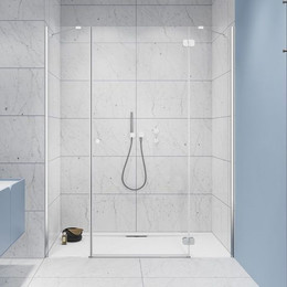 Душевая дверь Radaway Torrenta DWJS 170 см R, хром/прозрачное фото 