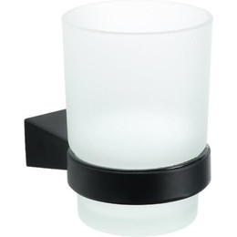 Стакан для зубных щеток Fixsen Trend FX-97806, чёрный матовый фото 