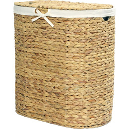 Корзина для белья WasserKraft Dill WB-610-L, цвет светло-коричневый фото 