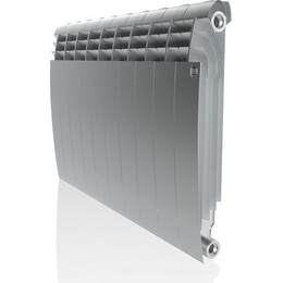 Радиатор Royal Thermo BiLiner 500 Silver Satin 800х570 мм (10 секций) фото 