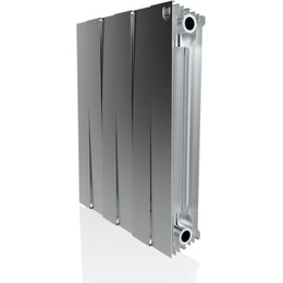 Радиатор Royal Thermo Piano Forte 500 Silver Satin 480х590 мм (6 секций) фото 