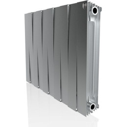 Радиатор Royal Thermo Piano Forte 500 Silver Satin 800х590 мм (10 секций) фото 