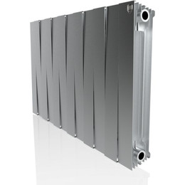 Радиатор Royal Thermo Piano Forte 500 Silver Satin 960х590 мм (12 секций) фото 