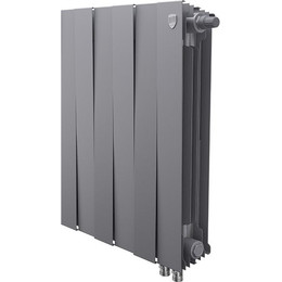 Радиатор Royal Thermo Piano Forte 500 VD Silver Satin 480х590 мм (6 секций) фото 