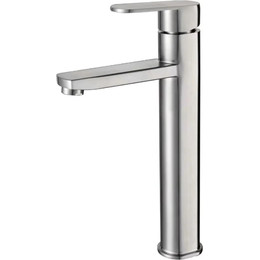 Смеситель для раковины высокий Haiba HB11806, нержавеющая сталь фото 