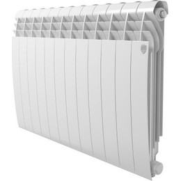 Радиатор Royal Thermo Biliner Alum 500 Bianco Traffico 970х580 мм (12 секций) фото 