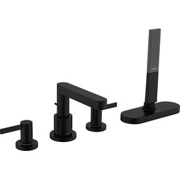 Смеситель для ванны Hansgrohe Finoris 76444670, черный матовый фото 