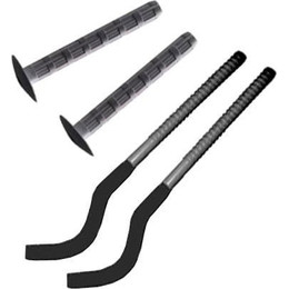 Комплект кронштейнов Royal Thermo RT06-01, чёрный фото 