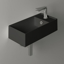 Раковина подвесная Simas Agile 50 см AG50 nero matt*1 фото 