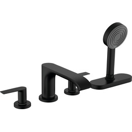 Смеситель для ванны Hansgrohe Vivenis 75444670, черный матовый фото 