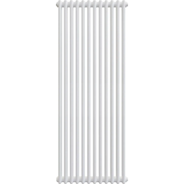 Вертикальный радиатор Zehnder Charleston 2180 580х1790 мм (12 секций) нижнее подключение, белый фото 