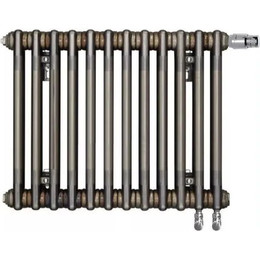 Радиатор Zehnder Charleston Retrofit 3057 580х570 мм (12 секций) нижнее подключение фото 