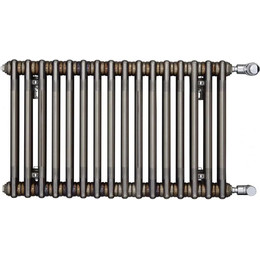 Радиатор Zehnder Charleston Retrofit 3057 760х570 мм (16 секций) боковое подключение фото 