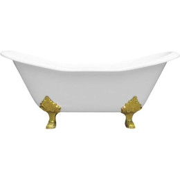 Ванна отдельностоящая Magliezza Julietta DO 183x78 см (ножки золото) фото 