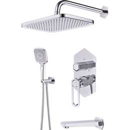 Душевая система для ванны Lemark Prizma LM3922C фото 