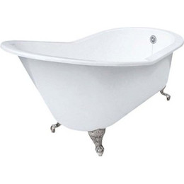 Ванна отдельностоящая Magliezza Beatrice CR 153x76 см (ножки хром) фото 