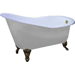 Ванна отдельностоящая Magliezza Beatrice BR 153x76 см (ножки бронза) фото 