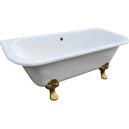 Ванна отдельностоящая Magliezza Elena BR 170x76 см (ножки бронза) фото 