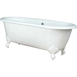 Ванна отдельностоящая Magliezza Patricia WH 168x76 см (ножки белые) фото 