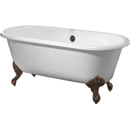 Ванна отдельностоящая Magliezza Patricia BR 168x76 см (ножки бронза) фото 