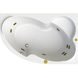 Ванна гидромассажная Радомир Ирма 149x96 см R (Гидромассаж "Релакс" Gold) фото 