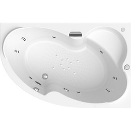 Ванна гидромассажная Радомир Ирма 169x110 см R (Гидромассаж "Люкс" Chrome) фото 