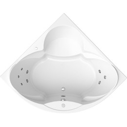 Ванна гидромассажная Радомир Филадельфия 168x168 см (Гидромассаж "Релакс" Chrome) фото 