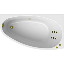 Ванна гидромассажная Радомир Орсини 160x90 см R (Гидромассаж "Стандарт" Gold) фото 