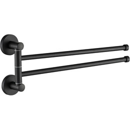 Держатель для полотенца Haiba HB8712, цвет чёрный матовый фото 