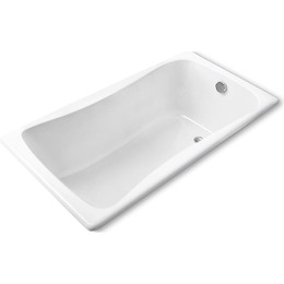 Ванна чугунная Jacob Delafon Bliss 170х75 см E6D902-0 фото 