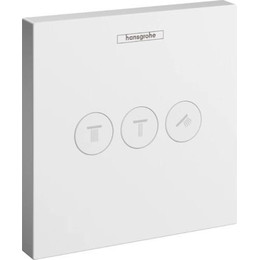 Переключатель потоков на три потребителя Hansgrohe Shower Select 15764700, белый матовый фото 