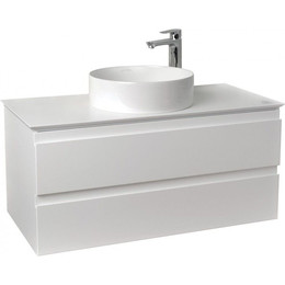 Тумба подвесная со столешницей Jacob Delafon Madeleine 103 см EB2084-J5, белый глянцевый фото 