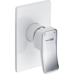 Смеситель для душа WasserKraft Aller 10651WHITE, белый/хром фото 