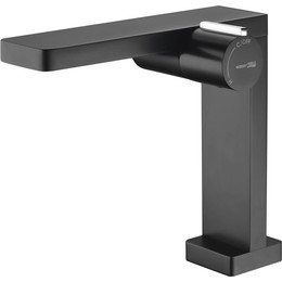 Смеситель для раковины WasserKraft Elbe 7410, чёрный фото 