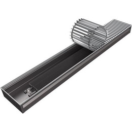 Внутрипольный конвектор KZTO Бриз 1200х260х100 мм фото 