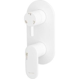 Смеситель для ванны WasserKraft Mindel 8571, белый фото 