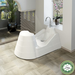 Ванна акриловая для омовения Радомир Вуду 120x80 см (в комплекте каркас и сифон) фото 