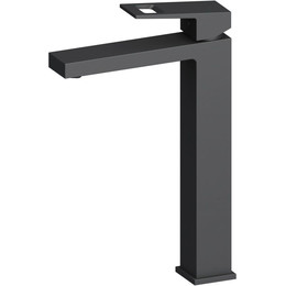 Смеситель для раковины высокий Timo Briana 7111/03F, черный матовый фото 