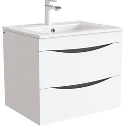 Тумба подвесная с раковиной Iddis Cloud 60 см CLO60W0i95K, белый фото 