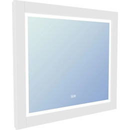 Зеркало Iddis Oxford Led 80 см ЗЛП110, белый матовый фото 