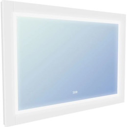 Зеркало Iddis Oxford Led 100 см ЗЛП112, белый матовый фото 