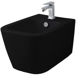 Биде подвесное ArtCeram A16 ASB001 03 00, чёрный глянцевый фото 