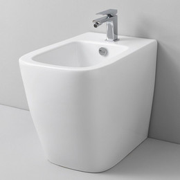 Биде напольное ArtCeram A16 ASB002 05 00, белый матовый фото 
