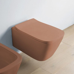 Унитаз подвесной ArtCeram A16 ASV003 40 00, brown tortora фото 