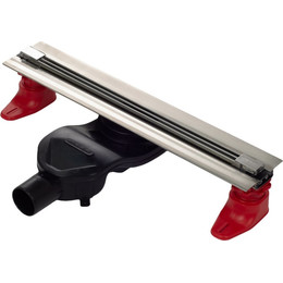 Трап Berges Wasserhaus Super Slim 40 см 091177, нержавеющая сталь, хром матовый фото 