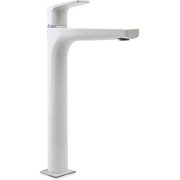 Смеситель для раковины высокий Azario Treya AZ-156845526, белый, Цвет производителя: белый фото 