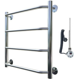 Полотенцесушитель электрический Тругор Браво ТЭН1 ЛЦ4 П4 400х600 мм (возможность скрытого подключения) 00-00018380 фото 