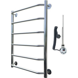 Полотенцесушитель электрический Тругор Браво ТЭН1 ЛЦ4 П6 500х800 мм (возможность скрытого подключения) 00-00018384 фото 