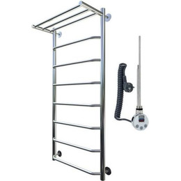 Полотенцесушитель электрический Тругор Браво ТЭН1 с полкой П8 500х1200 мм (возможность скрытого подключения) 00-00018671 фото 